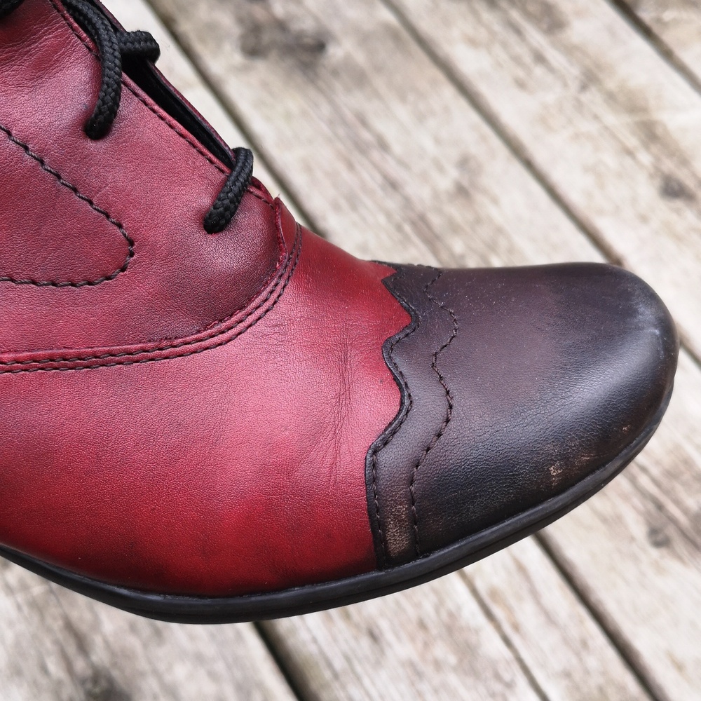 Remonte Leather Ankle Boots Size 39 - Picture 5 of 16
